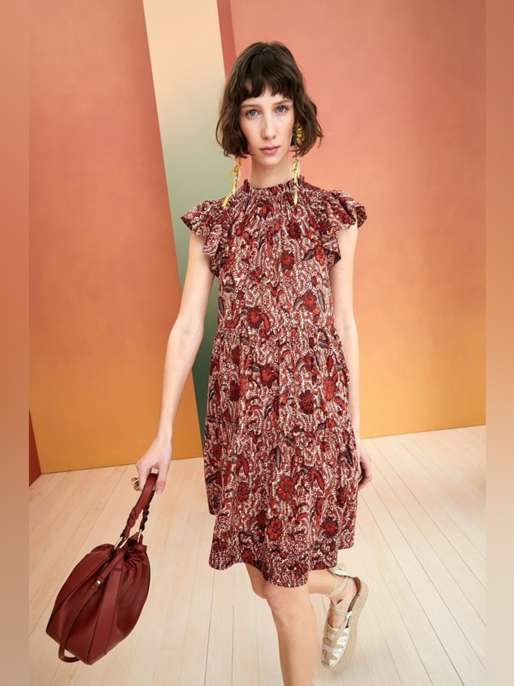 Ulla Johnson Kasim Dress in Brick - EUC - Picture 2 of 9